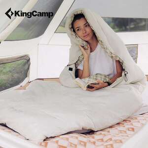 KingCamp户外信封睡袋大人加厚保暖可拼接单双人露营睡袋防风防寒