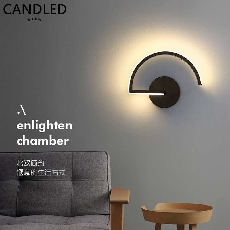 北欧壁灯过道创意个性家居设计装饰LED卧室床头现