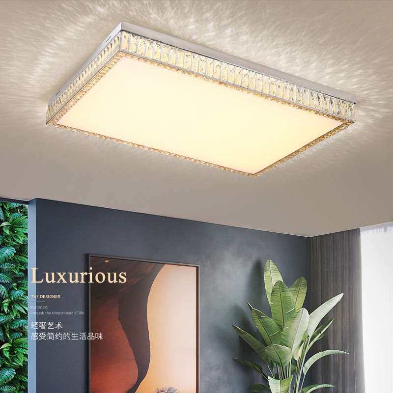 客厅灯2022年新款灯具简约现代大气大灯轻奢led大厅水晶套餐灯具,鲜花速递/花卉仿真/绿植园艺,割草机/草坪机,淘宝优惠券,粉丝福利购,淘宝优惠卷