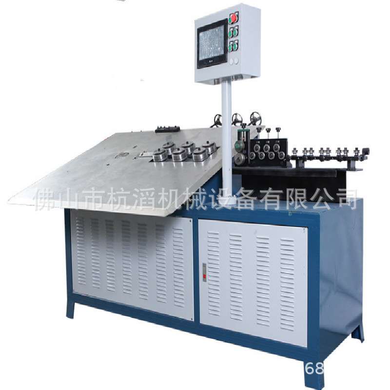 广州家具座椅配套2D数控折弯机 枫树叶自动弯线机 烤鱼支架成型机