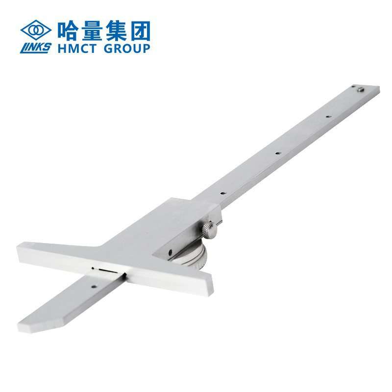 哈量深度带表 游标卡尺数显游标深度尺测量高精度 0-200/0-300mm