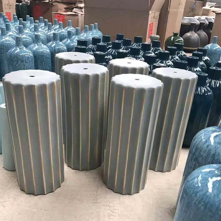 简约美式设计师床头卧室台灯拉丝金色样板房装饰现代简约陶瓷台灯