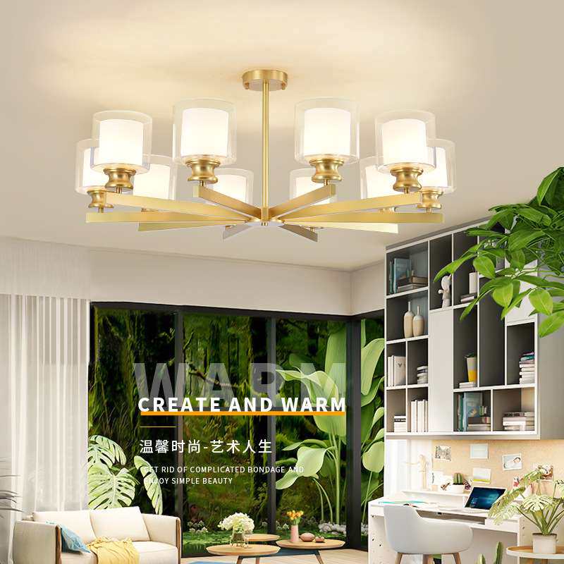 全铜吊灯chandelier吊灯 Lustre 宾馆吊灯Люстра