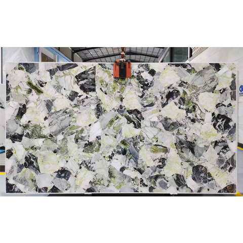 冷翡翠Ice Jade marble大理石大板白色系石材工装家装地砖墙砖