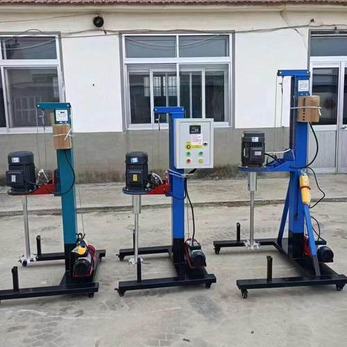 厂家加工液体高速搅拌实验用设备移动电动升降实验用小型分散机