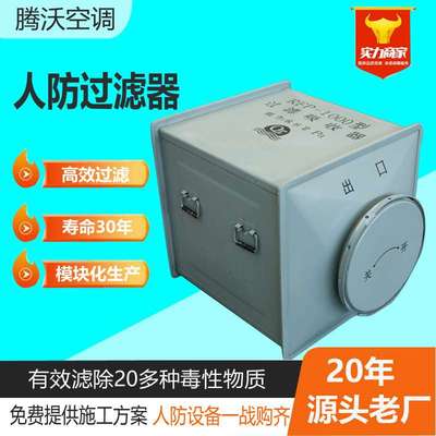 过滤吸收器RFP-1000人防防化滤毒设备可拆式人防专用