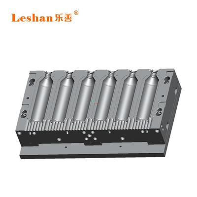 广东乐善吹瓶机洗洁精瓶吹瓶机模具组合式连体打水口模模具