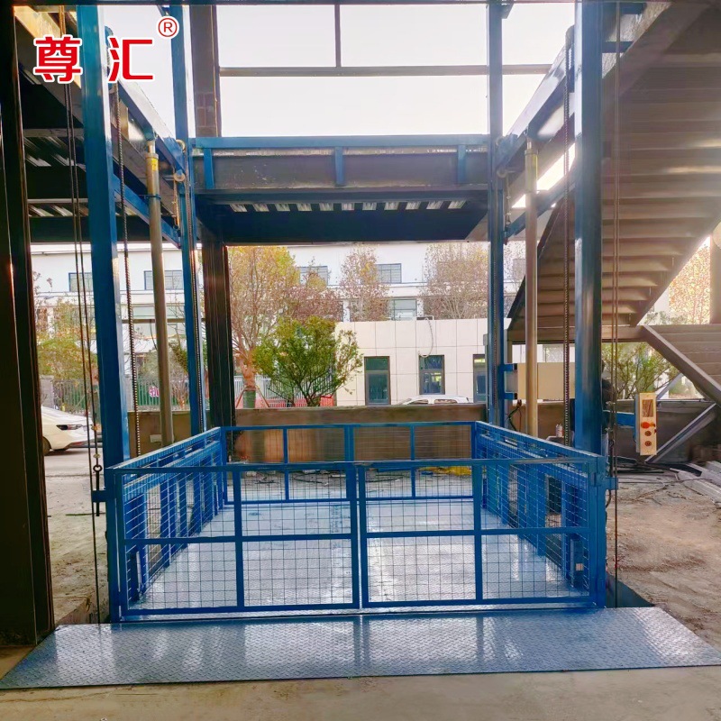 钢结构厂房货梯电梯 液压升降货梯仓库电梯 货运电梯车间厂房货梯
