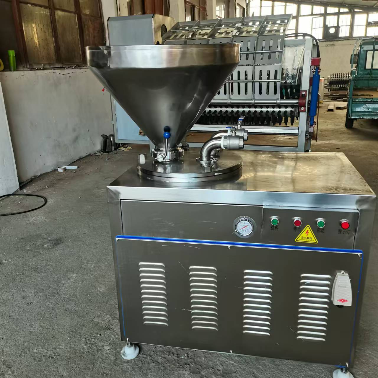 全自动单管220v液压灌肠机 商用肠衣火腿肠腊肠设备 不锈钢香肠灌