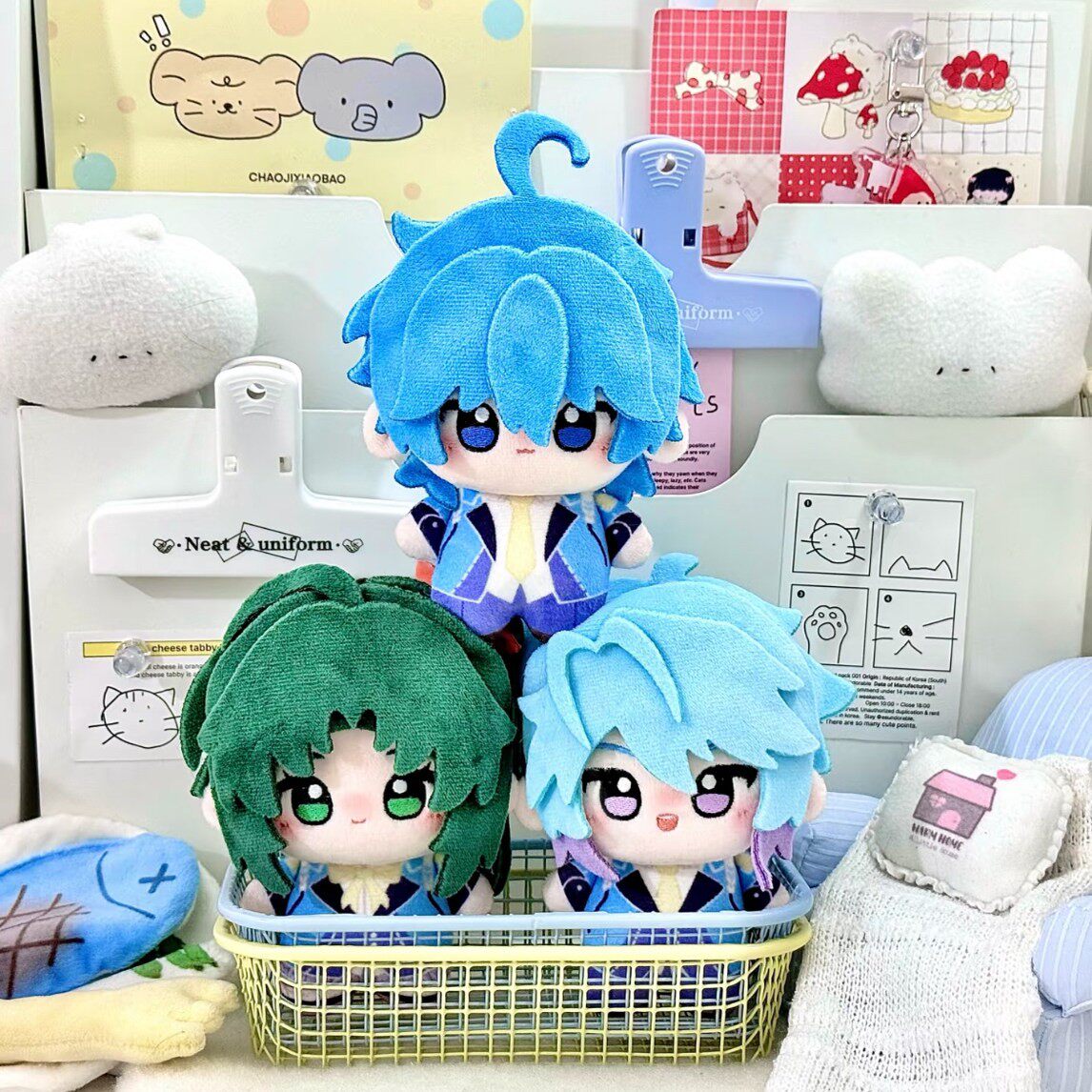原创正版斗罗大陆绝世唐门属性10cm棉花娃娃超萌公仔毛绒玩偶挂件