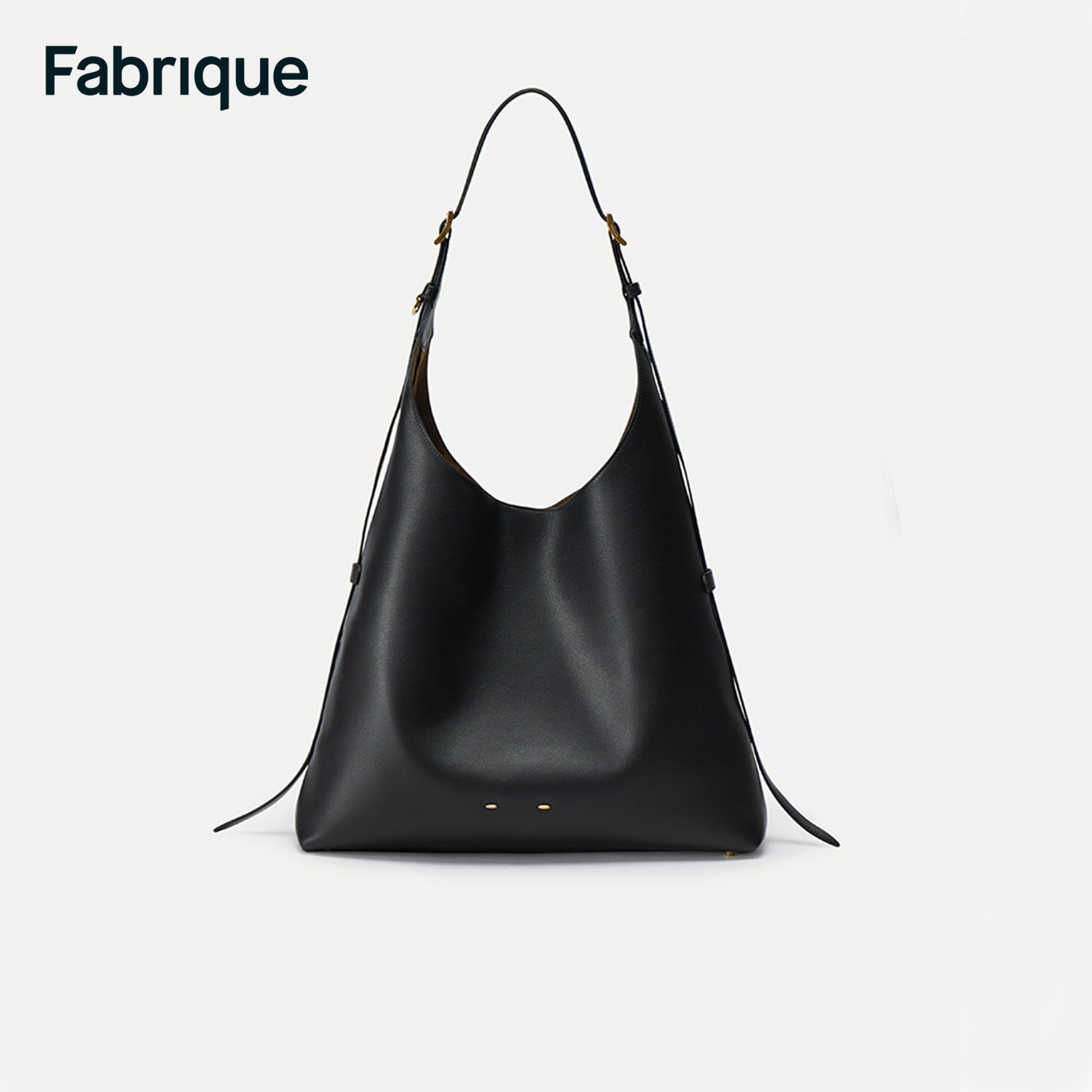 【杨子姗/叶童同款垂耳包】Fabrique纳帕牛皮单肩女包大号Hobo包