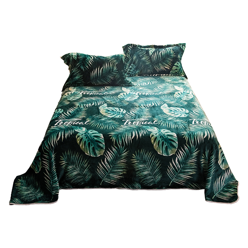 牛奶绒床单单件绒面加绒冬季珊瑚绒法兰绒被单1Q.5米宿舍单人冬款