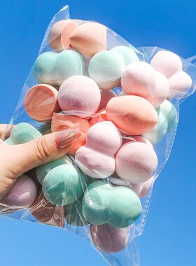 30个中号尺寸美妆蛋化妆x粉扑美容海绵干湿使用粉底化妆工具