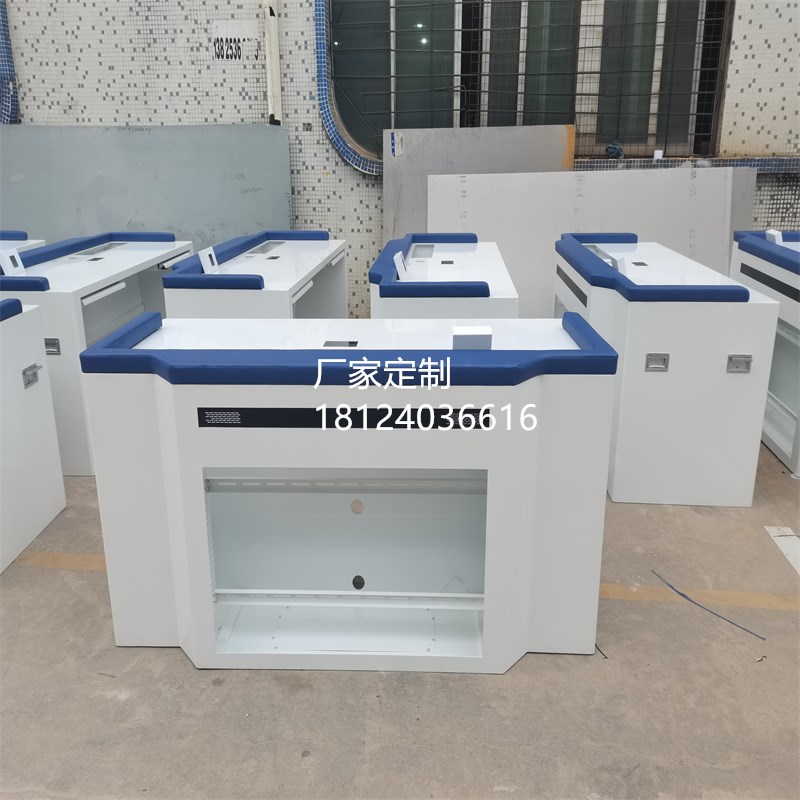 审讯桌办案中心一体智能信息化y审讯台问谈话桌钢制烤漆定制研判