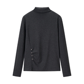 打底衫 SR26A807 显瘦内搭新款 半高领长袖 小田专享 修身