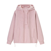 加绒加厚暗扣连帽卫衣 小田专享 SR26A802