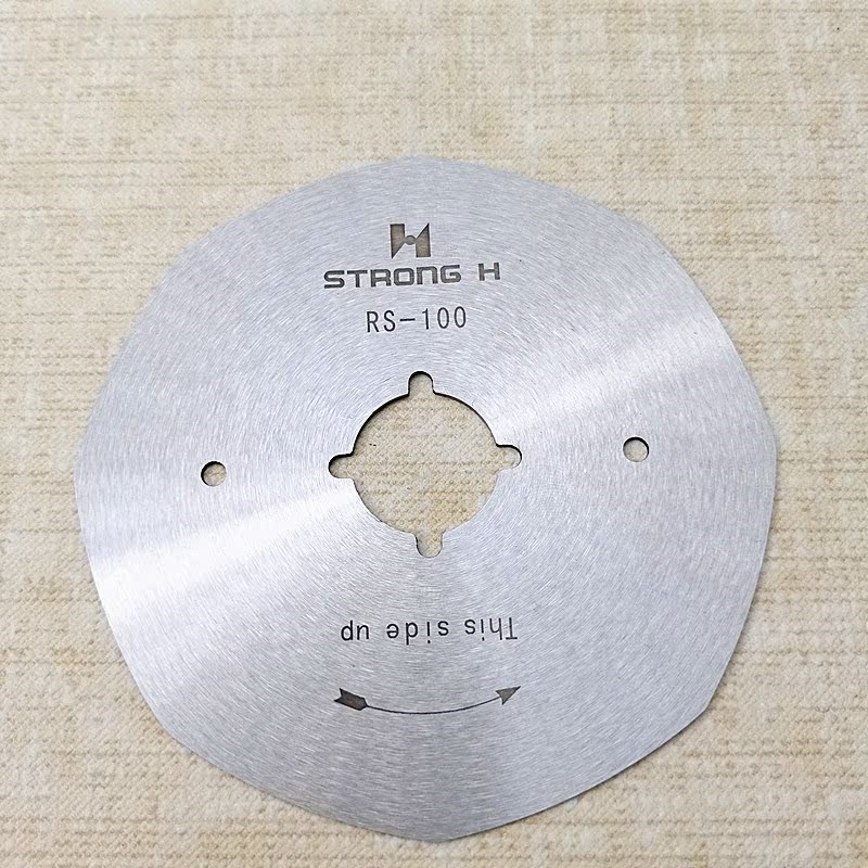 强信圆刀刀片 电剪刀p片裁剪机90刀片合金钢高速锋刚碳钢八角刀片