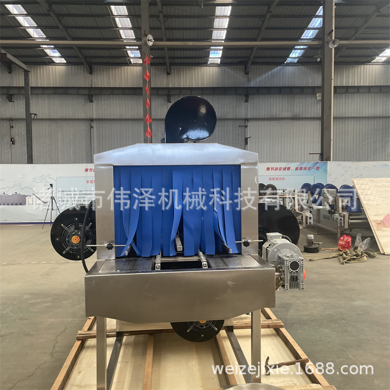 连续式洗筐机 伟泽商用不锈钢洗箱机 全自动喷淋式周转筐清洗机
