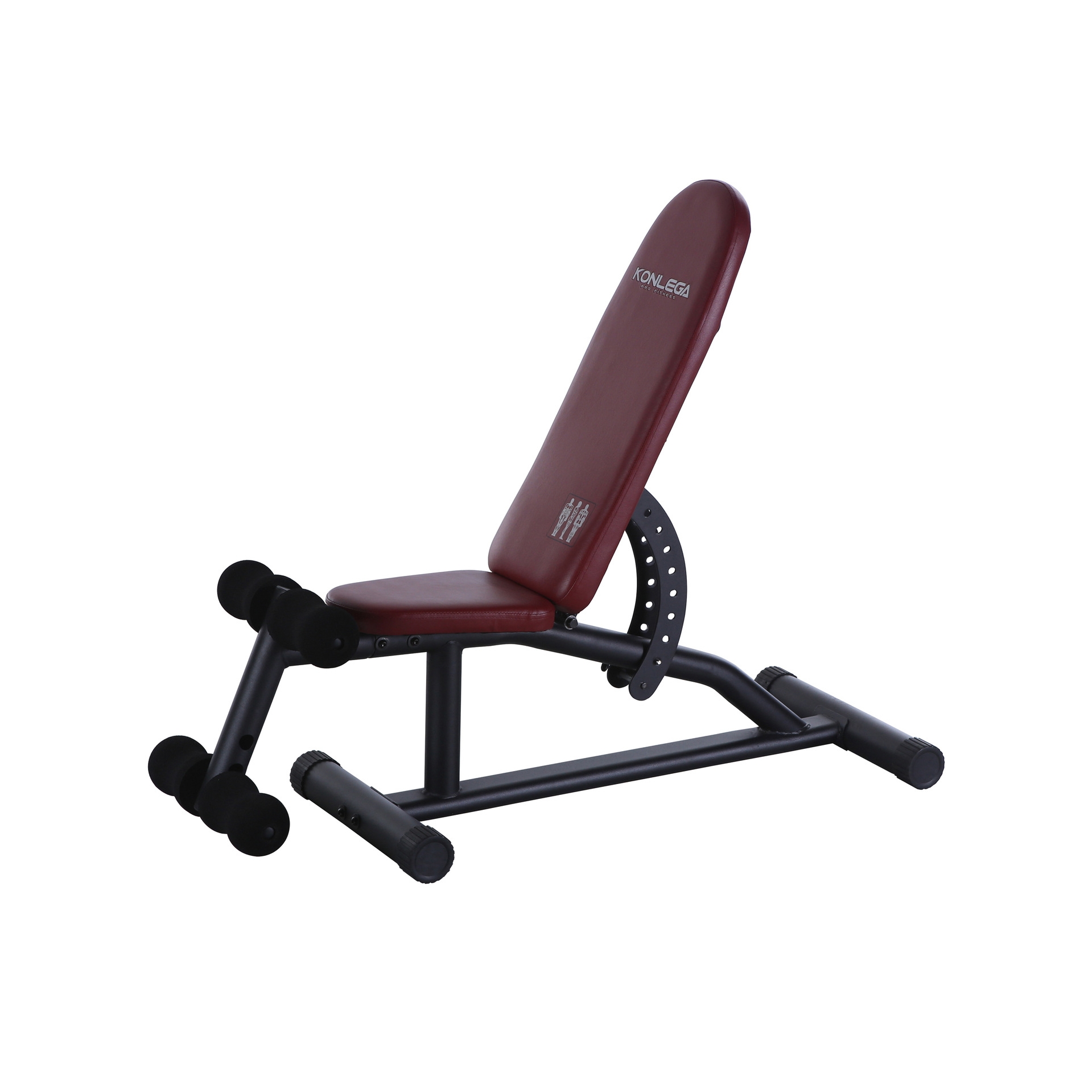 康乐佳K1118-2多功能哑铃椅 举重椅 腹肌板