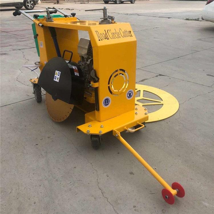 全自动井盖切割机 路面修补井盖汽油圆形切割机 手推式马路切圆机