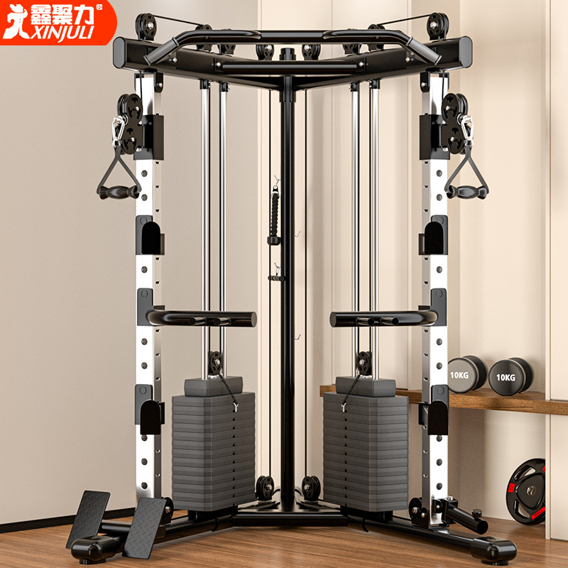 小飞鸟龙门架健身家用多功能大全一体综合训练器卧推深蹲高拉器材