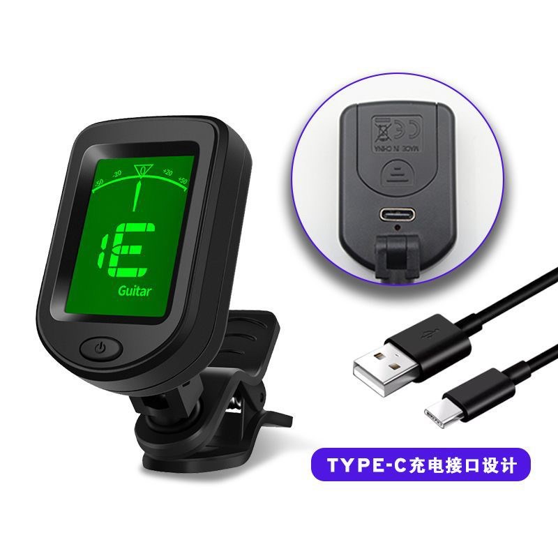 充电款民谣吉他调音器小提琴贝斯尤克里里十二Q平均律多功能校音