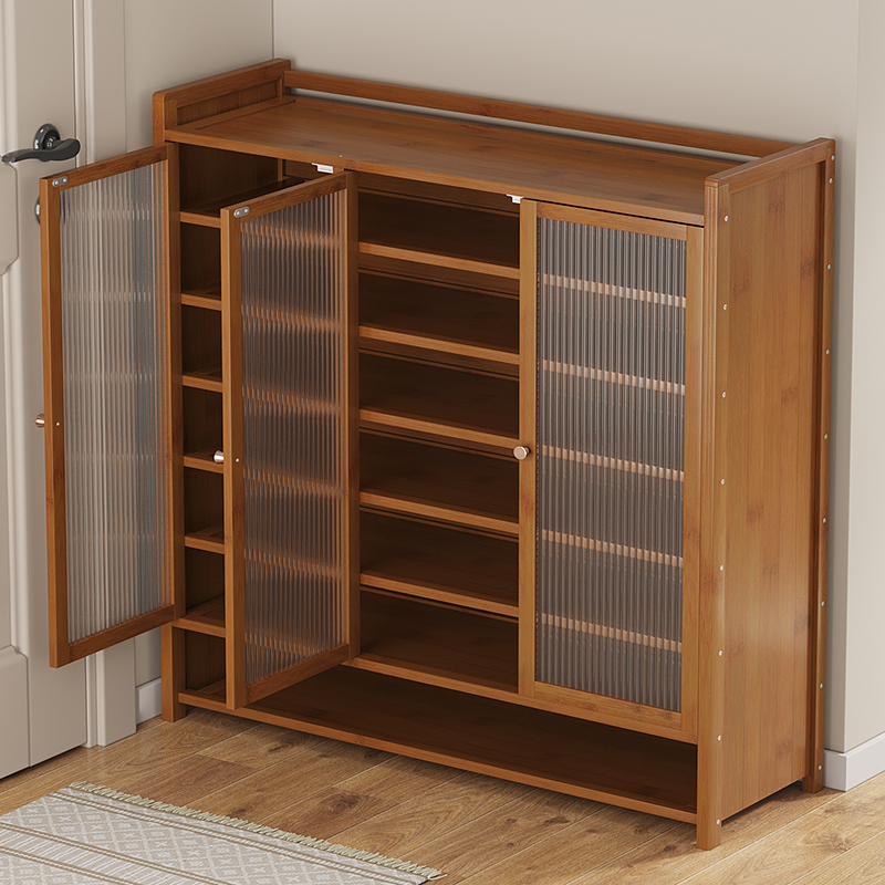 入户折叠鞋柜免安装收纳家用u门口室内新款2024爆款玄关柜一体鞋