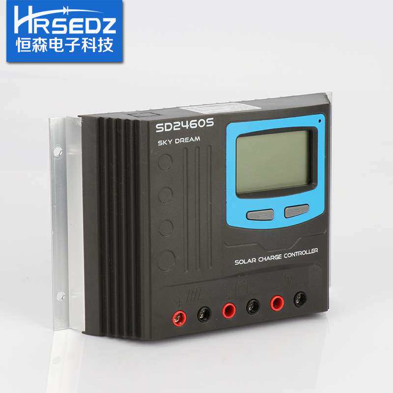 太阳能充放电控制器SD2460S-50A 光伏控制器12V 24V自适应