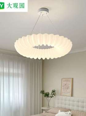 客厅吊灯现代简约大气家用客厅主灯北欧奶油风客厅卧室灯灯具461L