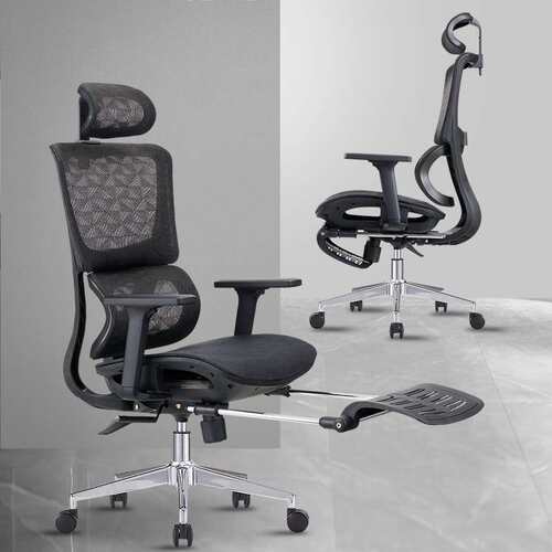 职员办公椅子久坐不累老板旋转椅高靠背电脑椅网布椅office chair