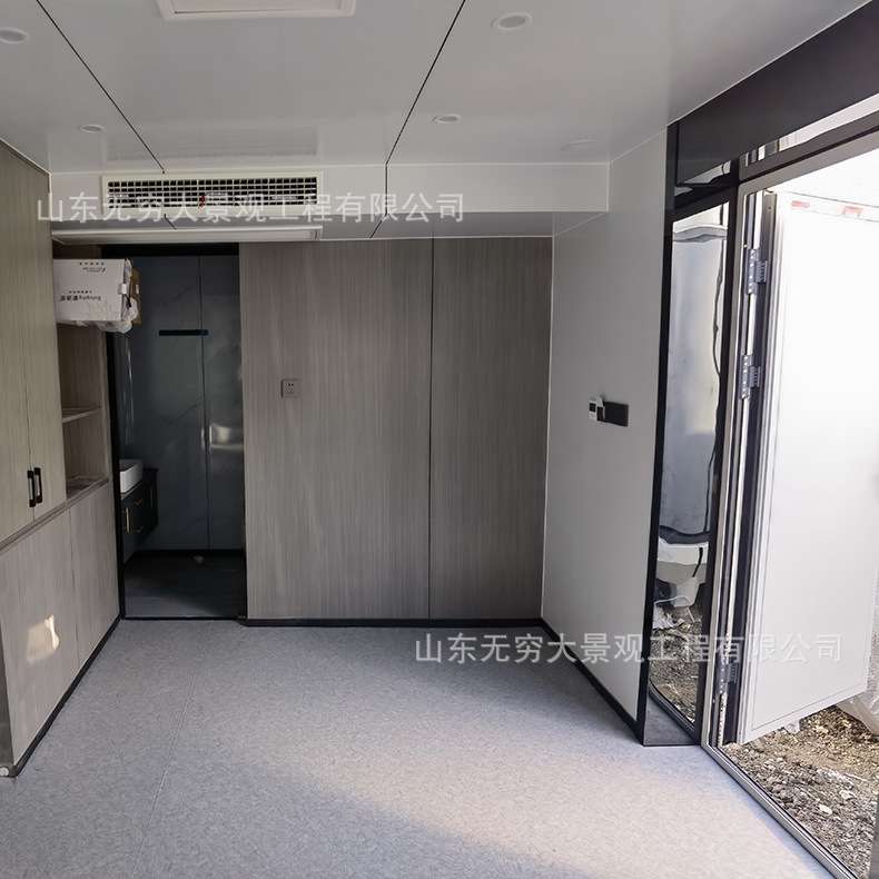 网红太空舱民俗酒店 一厅一室一卫轻奢装修 大型景区引流移动方舱