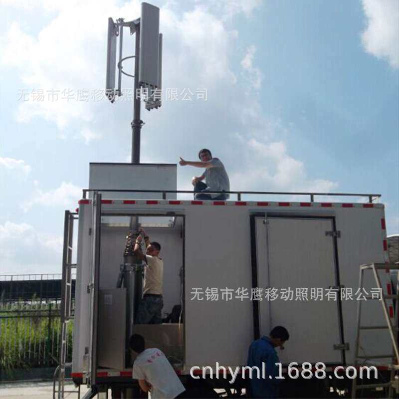 应急通信车升降杆 气动升降桅杆 通信升降塔 移动通讯电动升降杆