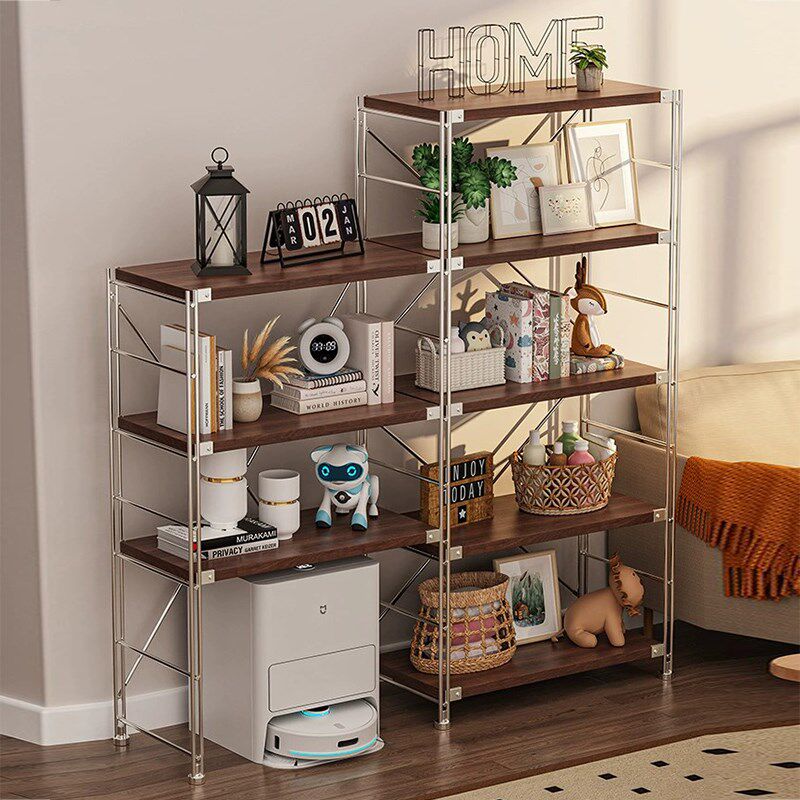 日式置物a架落地光轴客厅多层收纳层架子厨房阳台收纳柜小货架展