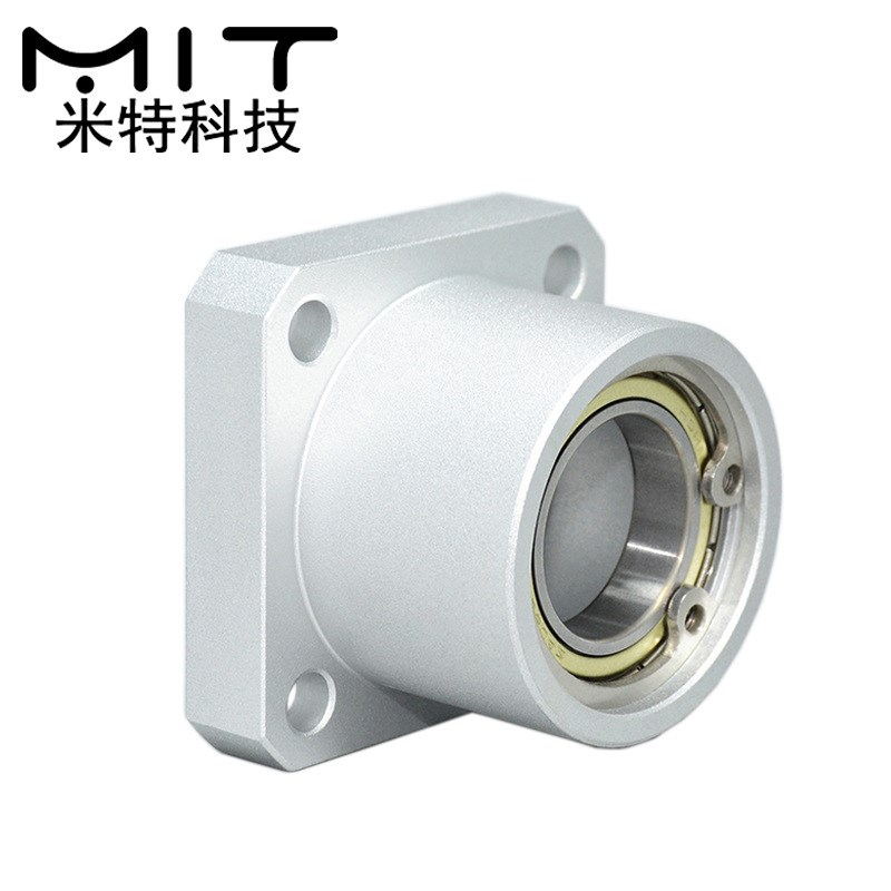 SBASB带扣环双轴承型轴承座组件铝合金固定座方法兰型保持架内孔8