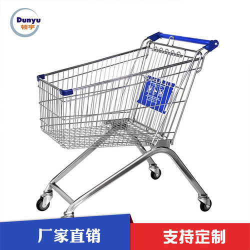 超市手推车超市手推车欧式亚式日式购物车便携超市折叠购物车