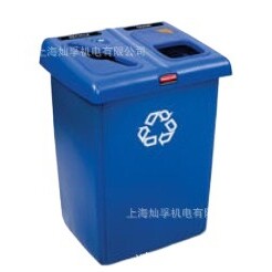 rubbermaid Glutton乐柏美环保分类垃圾桶1792339带回收标志