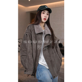 SOURWZZI 25703 女士羊毛外套SZ 所姿100%羊毛冬季 休闲机车时尚