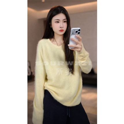 SOURWZZI/所姿新款设计师休闲女士毛衣SZ-D11200