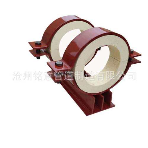 导向隔热管托 DN80 DN150 铭意 保温管托 化工管道蛭石管托