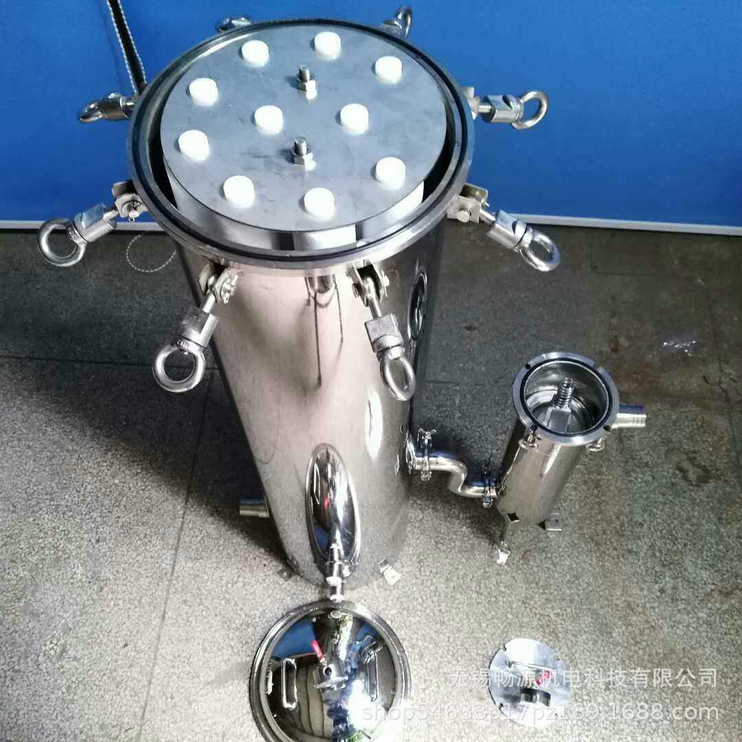 双联过滤器 不锈钢串联二级过滤器 芯式袋式过滤器 浴场浴室