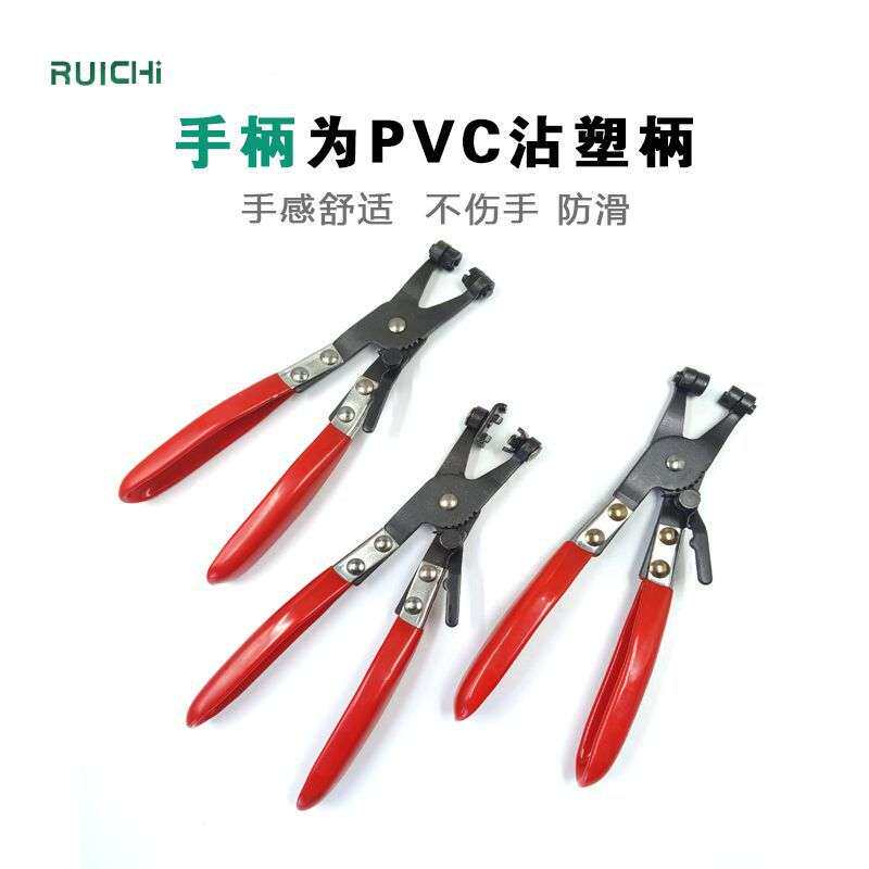 汽车水管钳直型喉式带线管束钳可弯钳油管分离钳 9件套管束钳组套