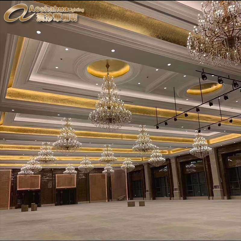 欧式吊灯埃及水晶蜡烛灯客厅灯现代轻奢大气餐厅酒店婚庆灯具厂家