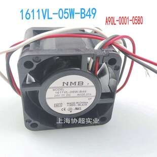 A90L-0001-0580#B 1611VL-05W-B49 24VDC 0.07A 4028 法那科风扇