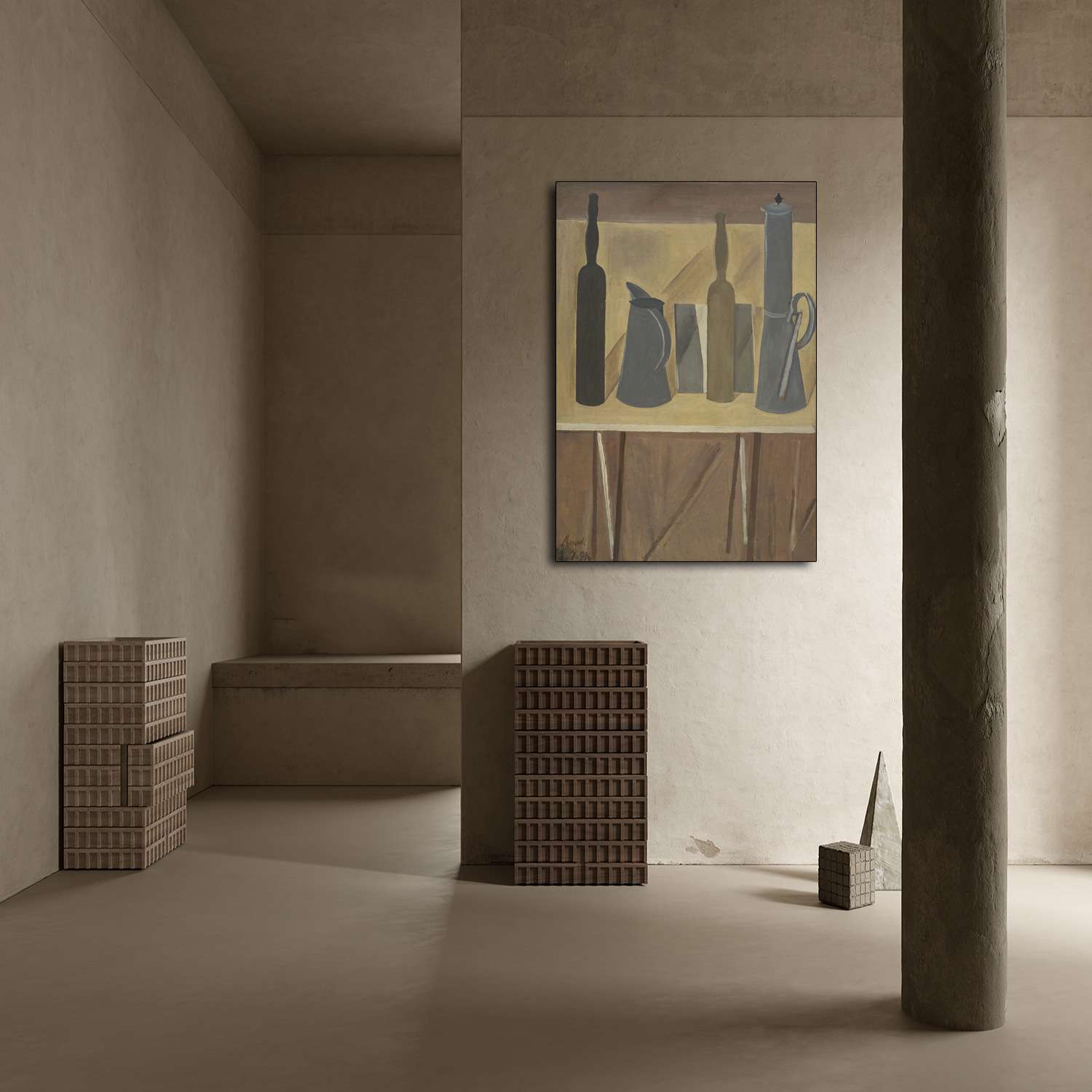 画心艺术 客厅立体装饰画油画 卧室书房壁画酒店售楼部实物装置画