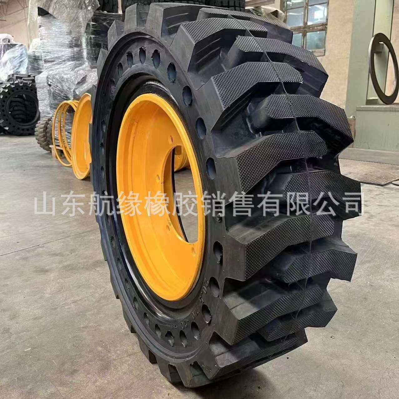 装载机实心轮胎16/70-24可配钢圈16/70-20 20.5/70-16铲车实心胎