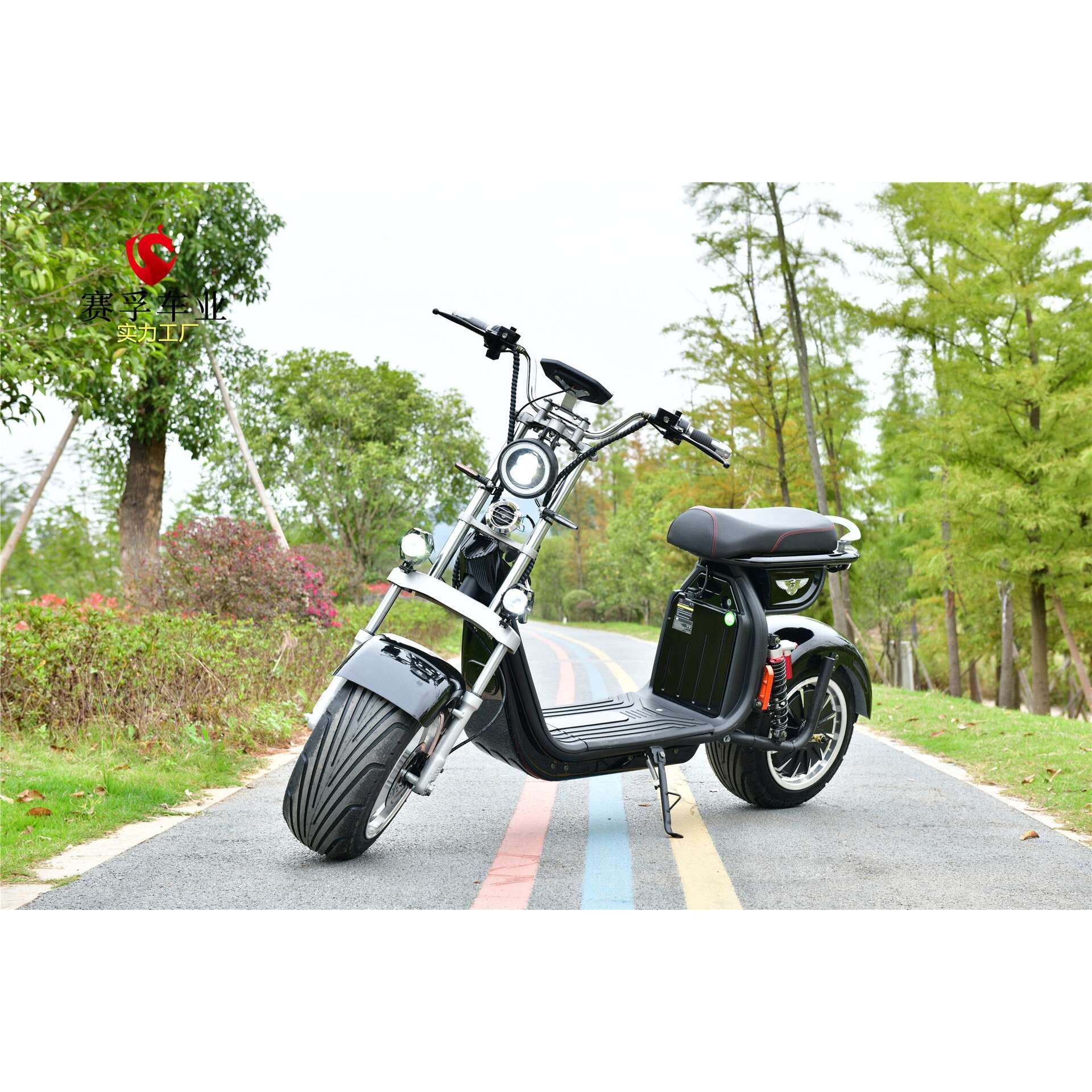 外贸出口wide wheel citycoco electric宽胎电动太子哈雷车滑板车