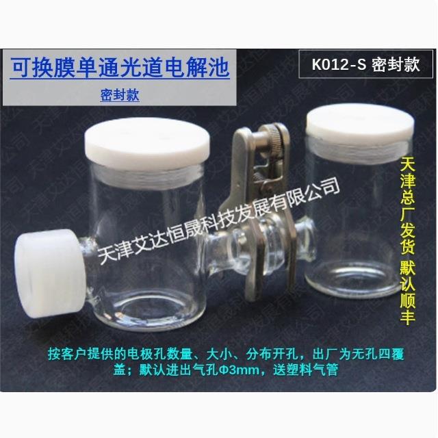 天津艾达恒晟 H型可换膜光电池 K012常规密封 原厂发货