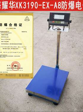 耀华防爆电子秤XK3190-EX-A8 30kg 50kg 100kg 200kg 300kg 500kg