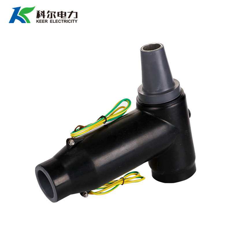 35KV高压电缆插拔头35-400mm2电缆T型后接头分支箱用 电缆肘型头