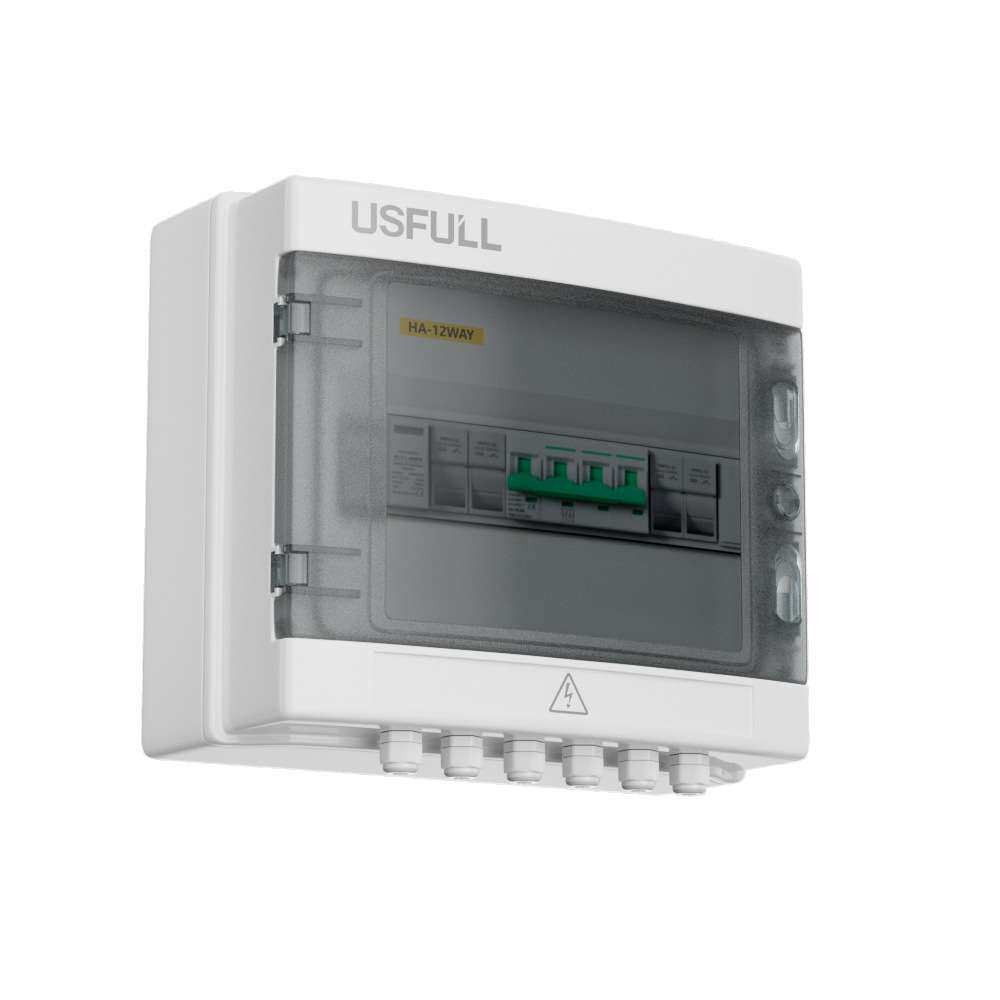 光伏汇流箱太阳能直流防雷监控1000V一进一出组件PV combiner box